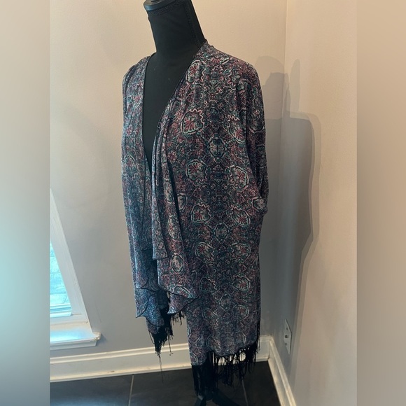 Lularoe Monroe Kimono Small Multicolor - Picture 2 of 6